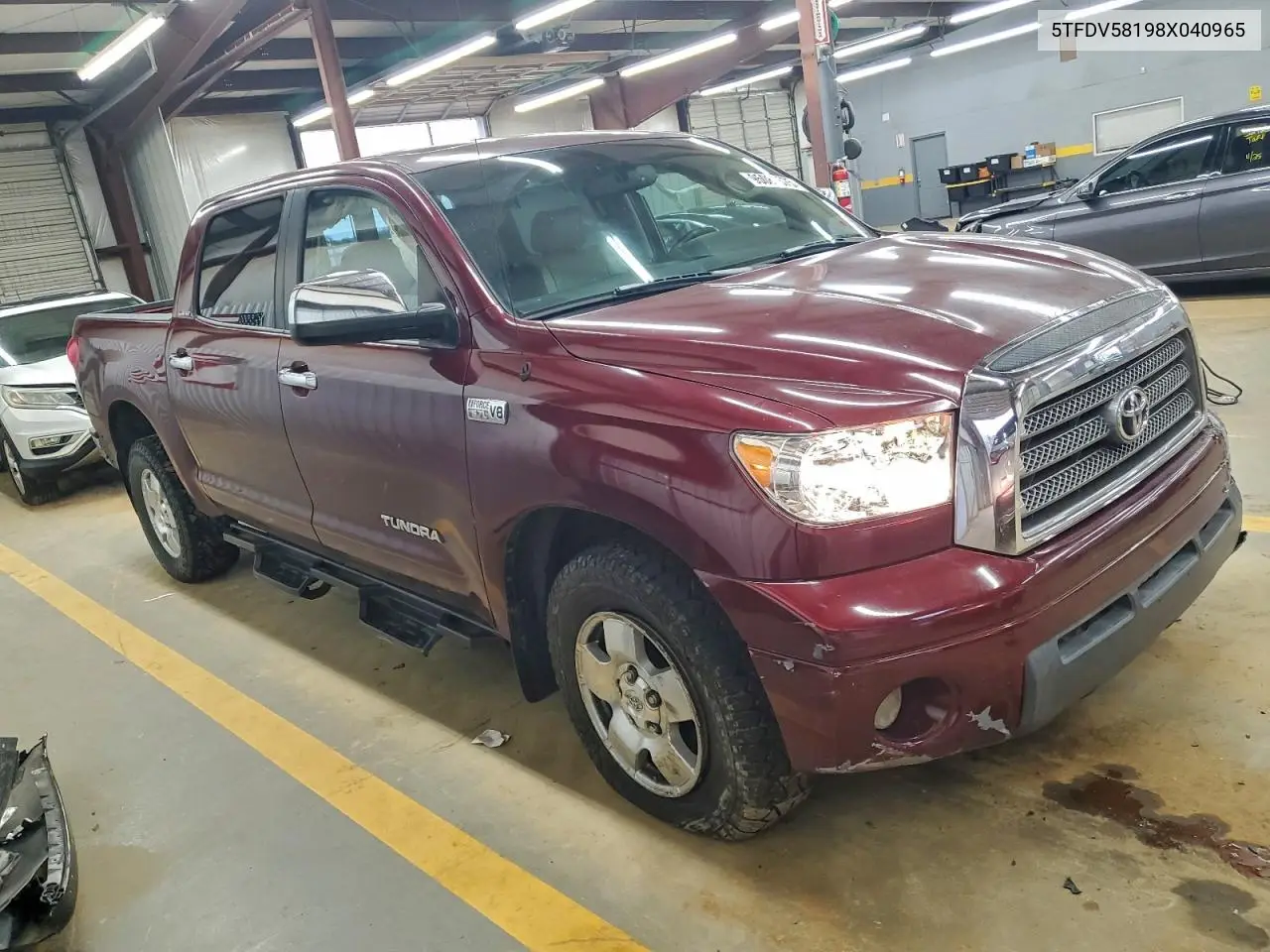 5TFDV58198X040965 2008 Toyota Tundra Crewmax Limited