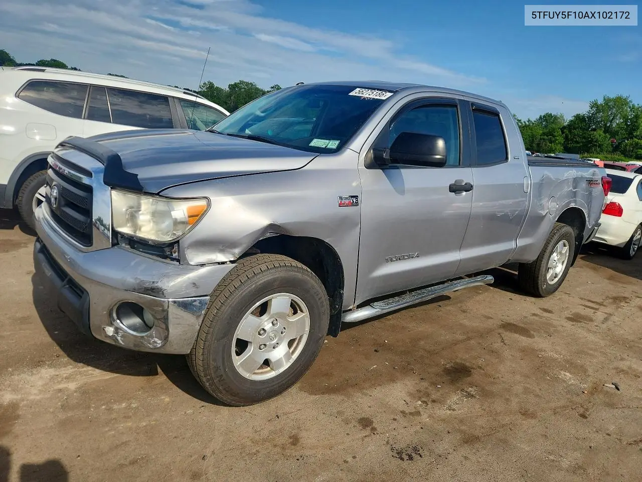 2010 Toyota Tundra Double Cab Sr5 VIN: 5TFUY5F10AX102172 Lot: 56275186