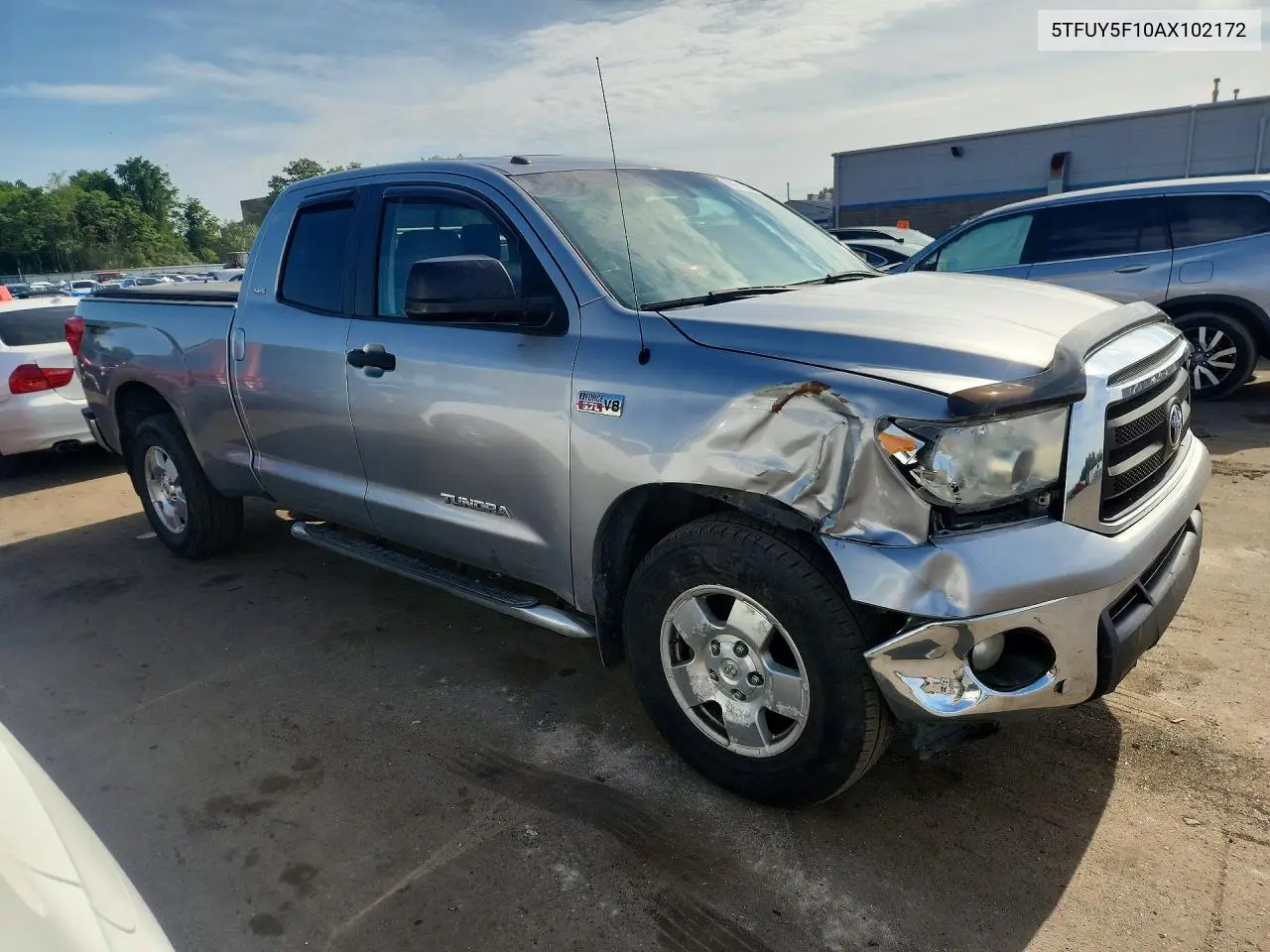 2010 Toyota Tundra Double Cab Sr5 VIN: 5TFUY5F10AX102172 Lot: 56275186