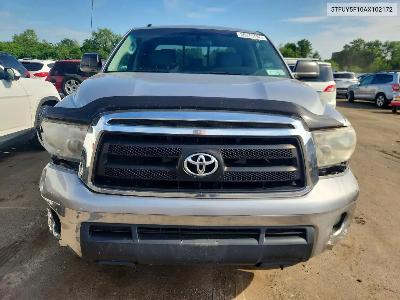 2010 Toyota Tundra Double Cab Sr5 VIN: 5TFUY5F10AX102172 Lot: 56275186