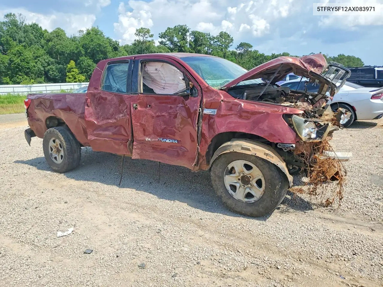 2010 Toyota Tundra Double Cab Sr5 VIN: 5TFRY5F12AX083971 Lot: 59003846