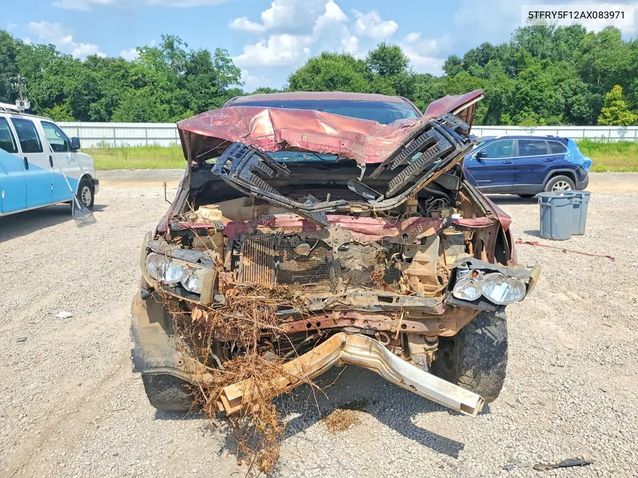 2010 Toyota Tundra Double Cab Sr5 VIN: 5TFRY5F12AX083971 Lot: 59003846