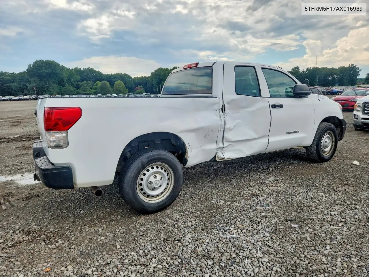 2010 Toyota Tundra Double Cab Sr5 VIN: 5TFRM5F17AX016939 Lot: 59306256