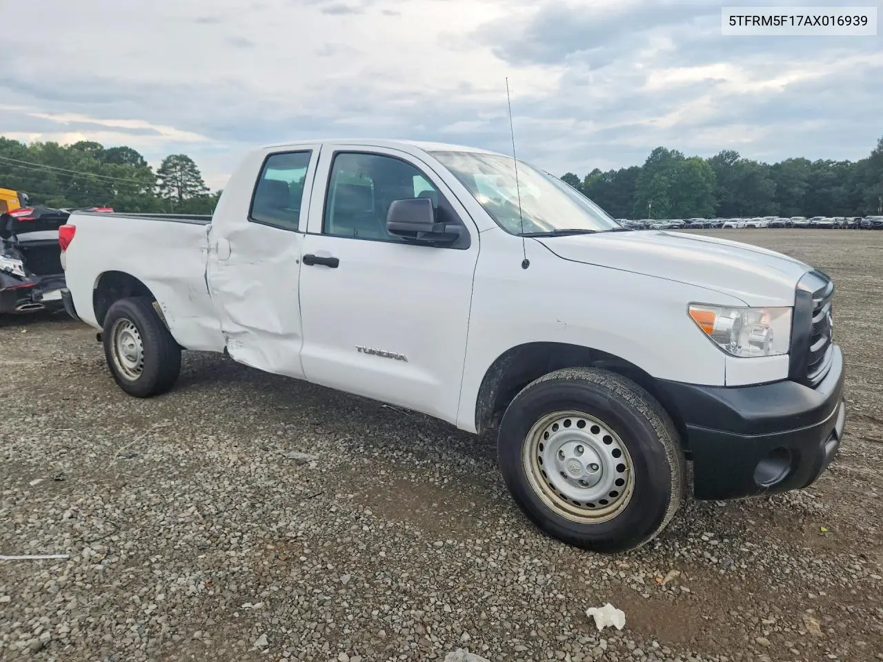 2010 Toyota Tundra Double Cab Sr5 VIN: 5TFRM5F17AX016939 Lot: 59306256