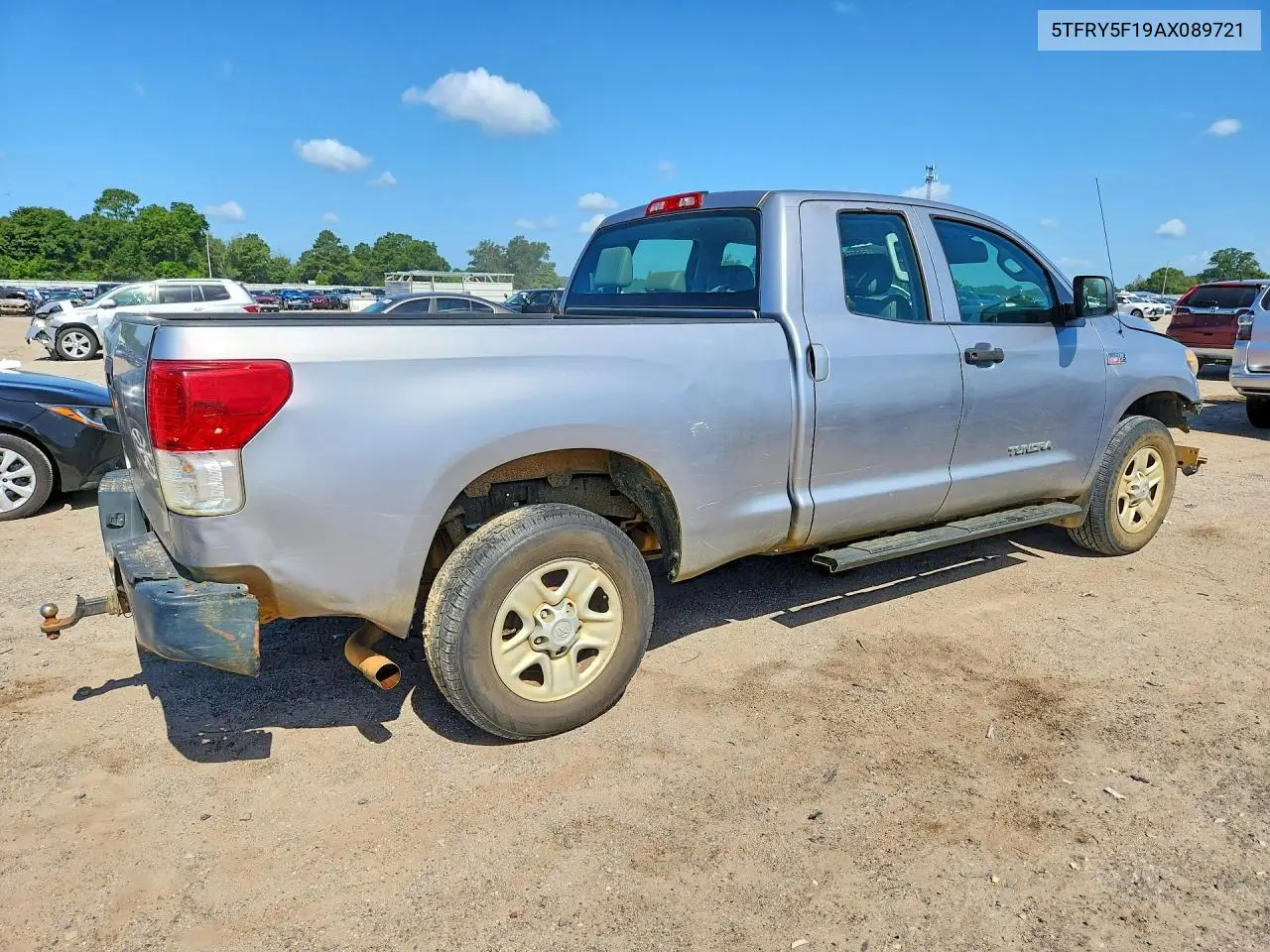 2010 Toyota Tundra Double Cab Sr5 VIN: 5TFRY5F19AX089721 Lot: 60901506