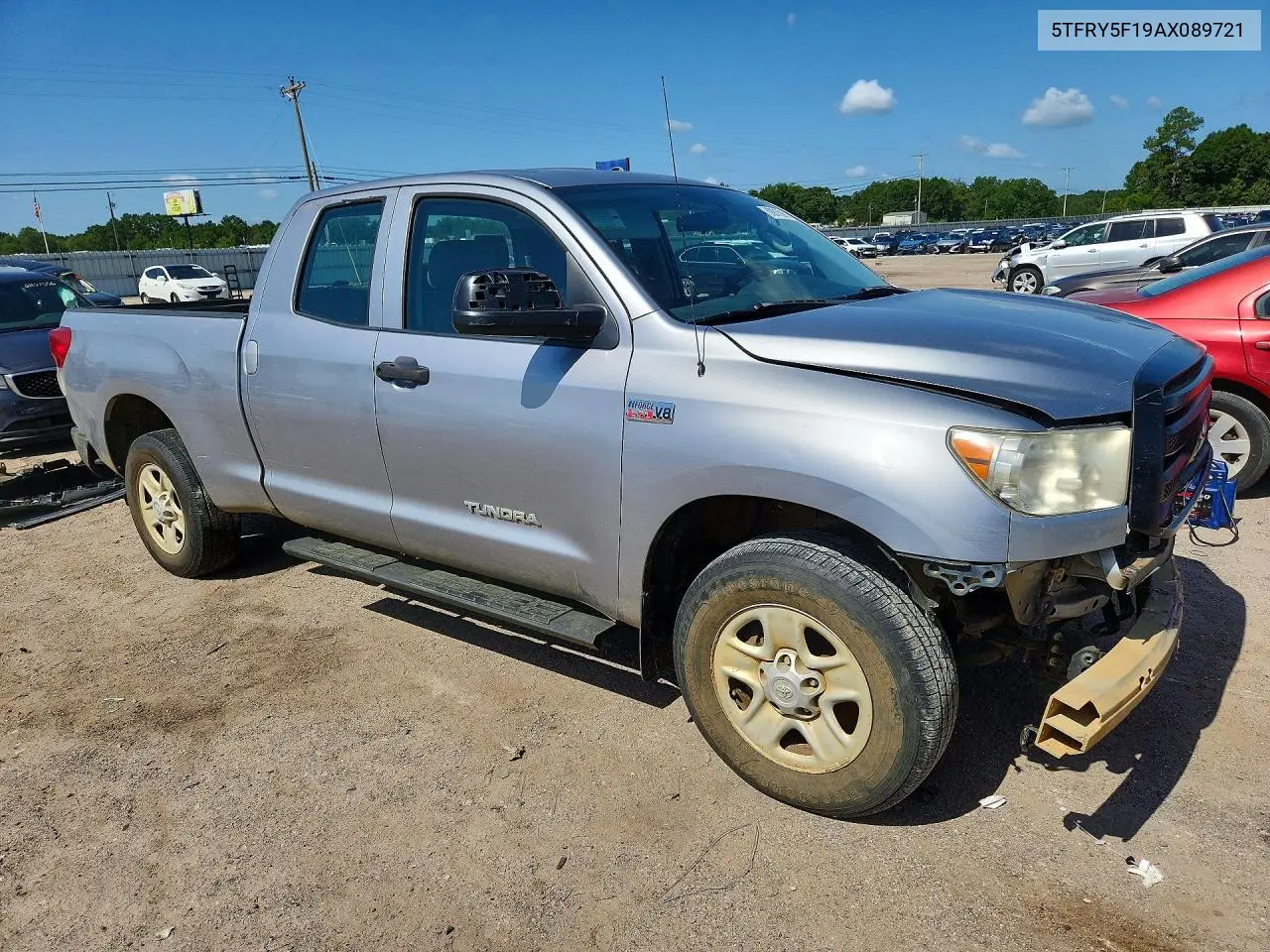 2010 Toyota Tundra Double Cab Sr5 VIN: 5TFRY5F19AX089721 Lot: 60901506