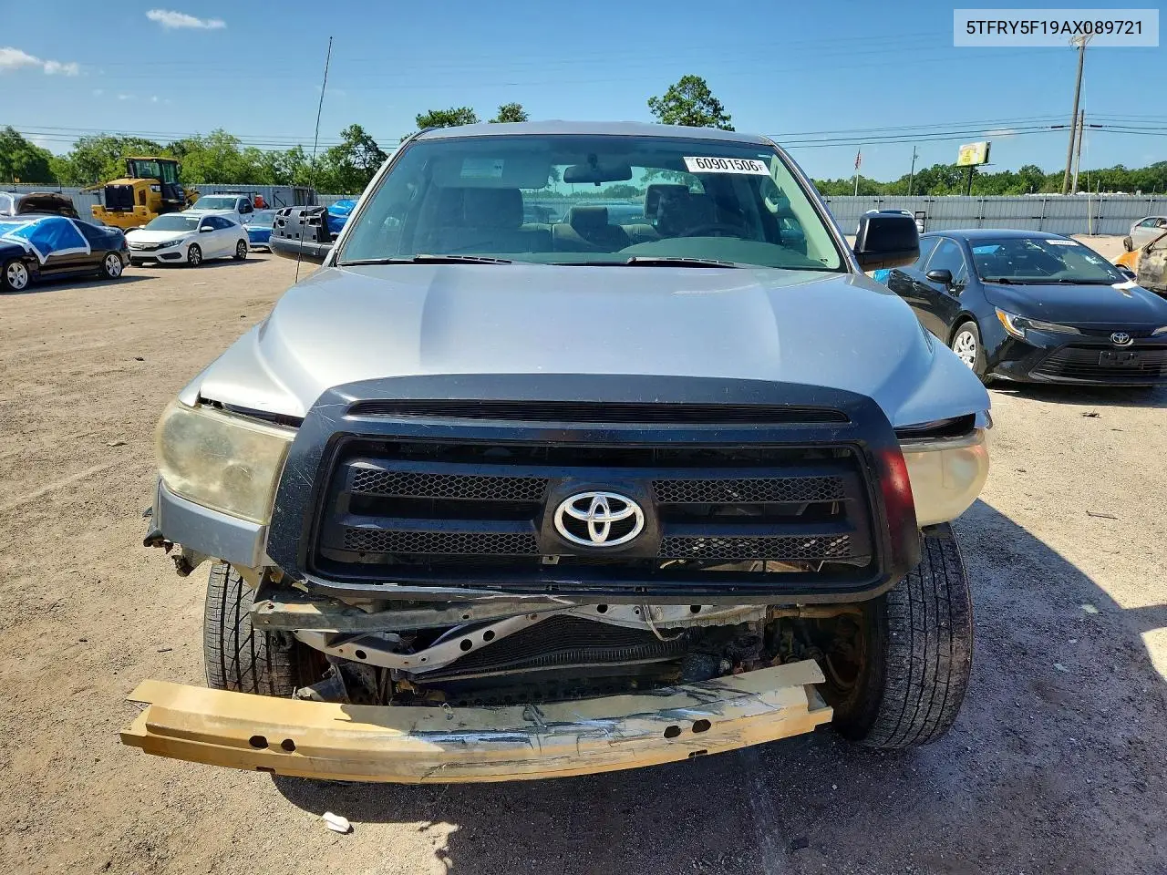2010 Toyota Tundra Double Cab Sr5 VIN: 5TFRY5F19AX089721 Lot: 60901506