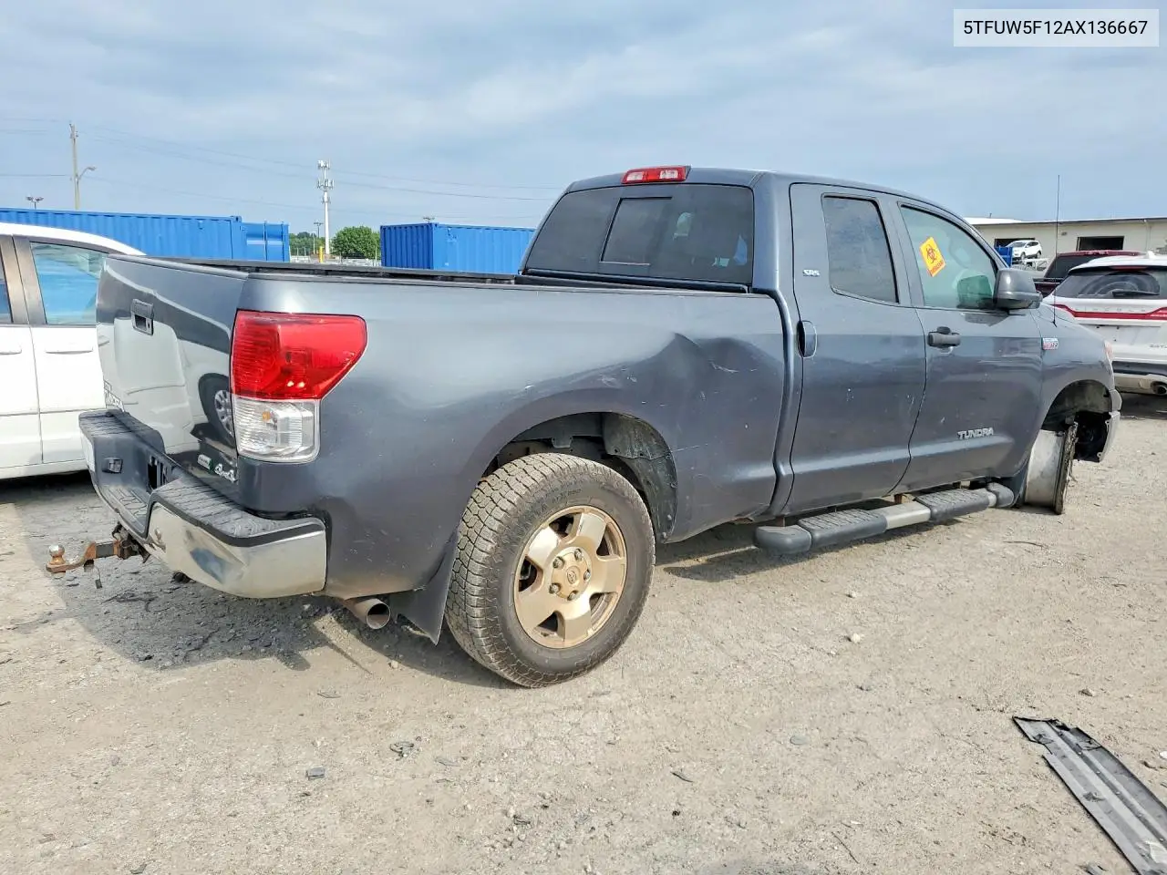 2010 Toyota Tundra Double Cab Sr5 VIN: 5TFUW5F12AX136667 Lot: 61293496