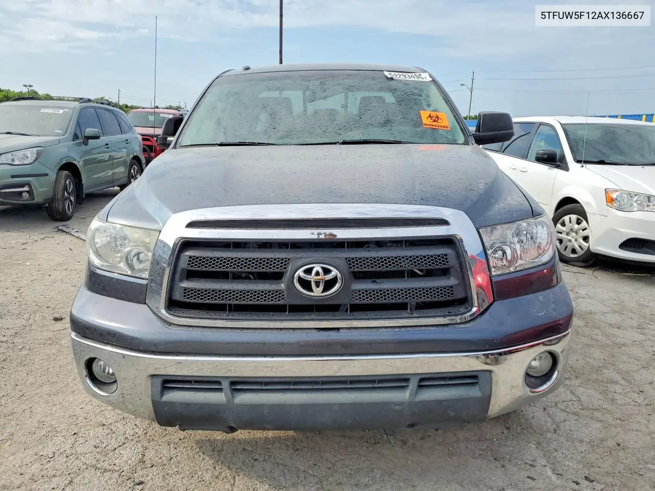 2010 Toyota Tundra Double Cab Sr5 VIN: 5TFUW5F12AX136667 Lot: 61293496