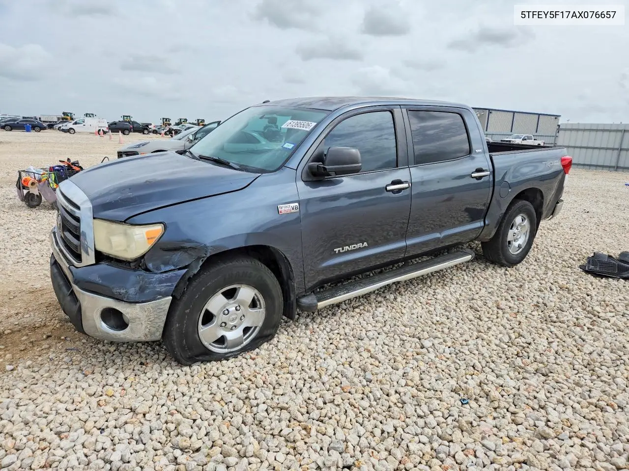 2010 Toyota Tundra Crewmax Sr5 VIN: 5TFEY5F17AX076657 Lot: 61395506