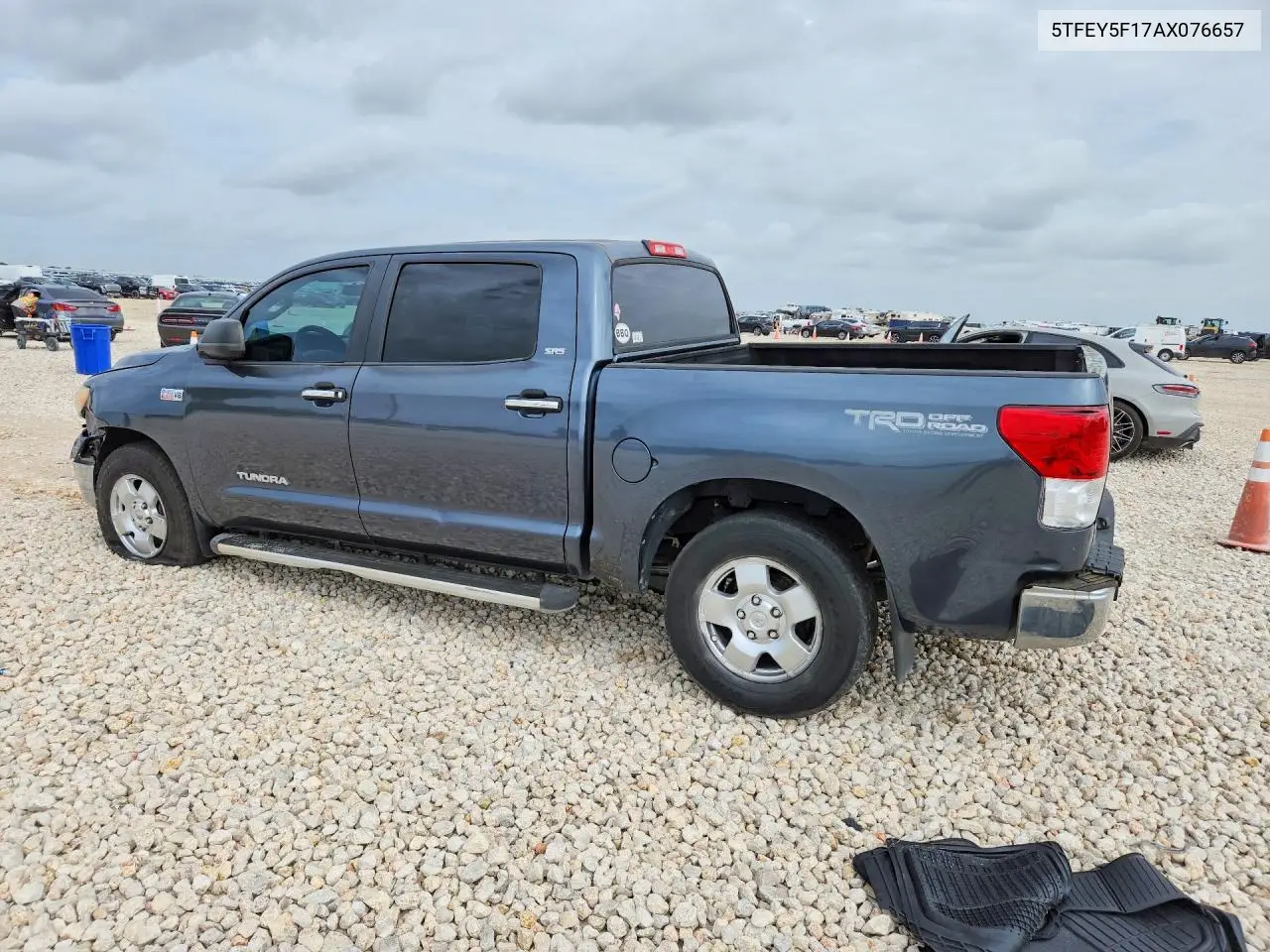 2010 Toyota Tundra Crewmax Sr5 VIN: 5TFEY5F17AX076657 Lot: 61395506
