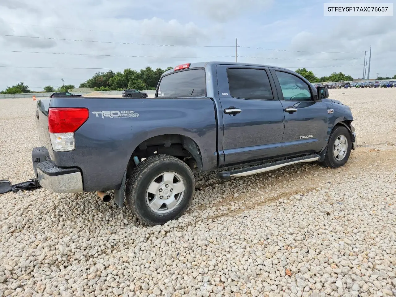 2010 Toyota Tundra Crewmax Sr5 VIN: 5TFEY5F17AX076657 Lot: 61395506