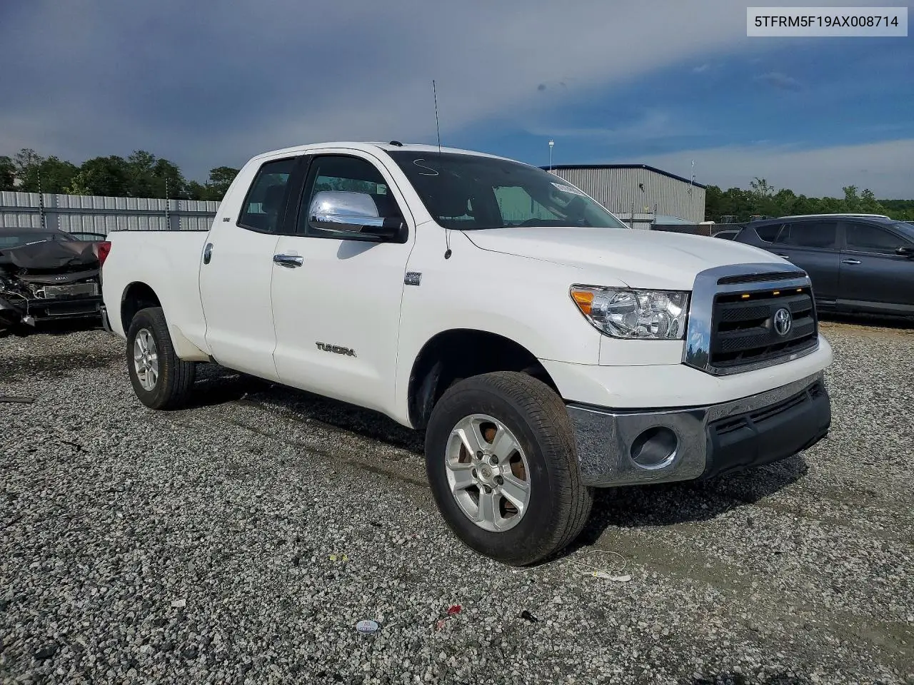 2010 Toyota Tundra Double Cab Sr5 VIN: 5TFRM5F19AX008714 Lot: 61414886