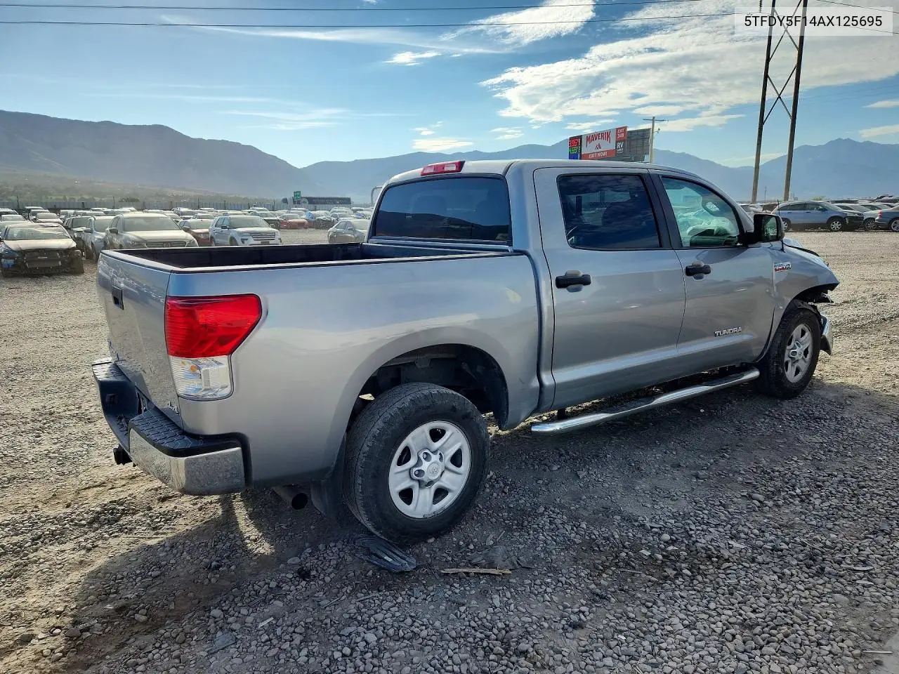 2010 Toyota Tundra Crewmax Sr5 VIN: 5TFDY5F14AX125695 Lot: 61608866