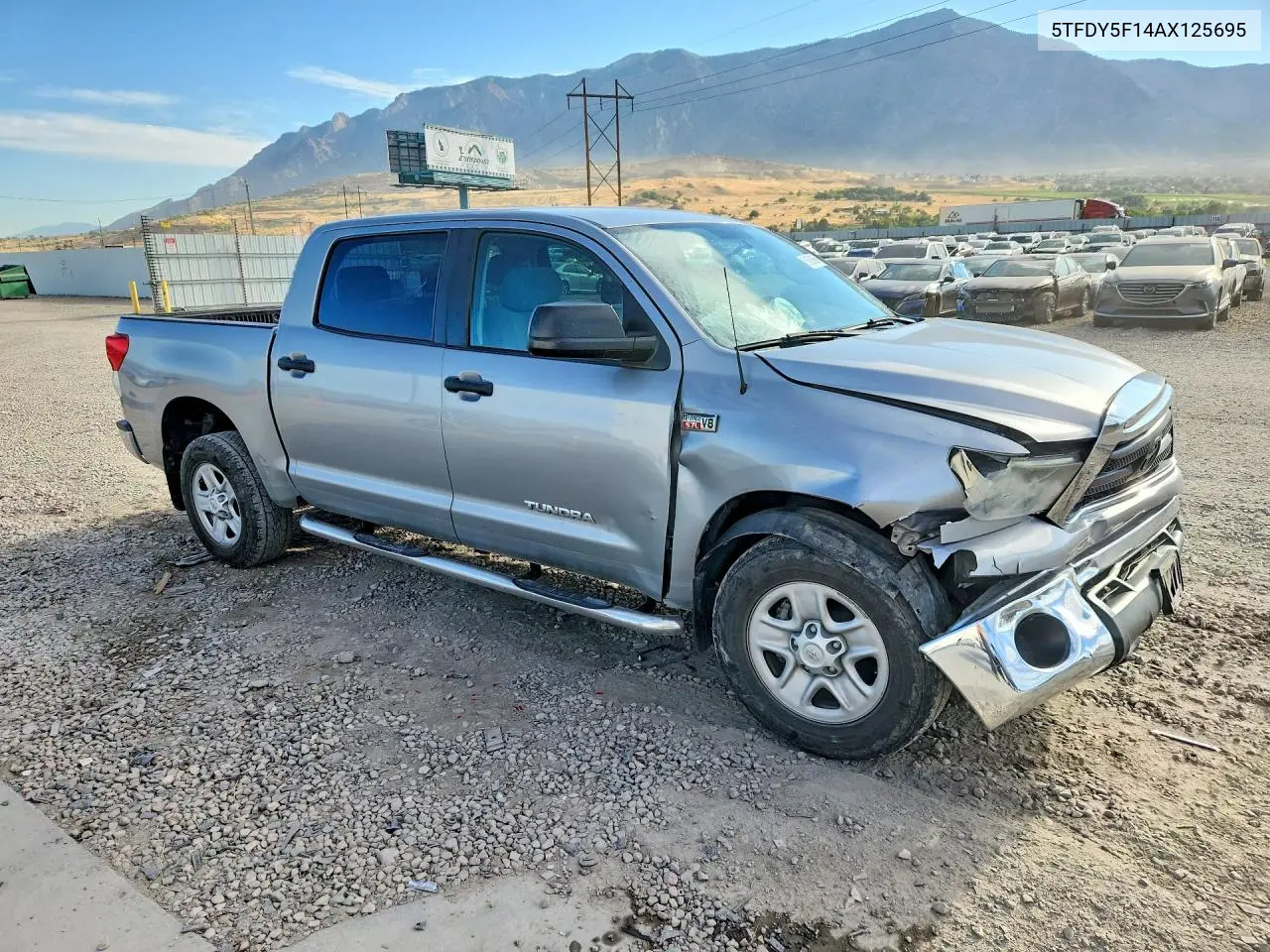 2010 Toyota Tundra Crewmax Sr5 VIN: 5TFDY5F14AX125695 Lot: 61608866
