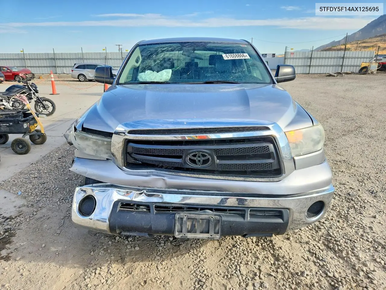2010 Toyota Tundra Crewmax Sr5 VIN: 5TFDY5F14AX125695 Lot: 61608866