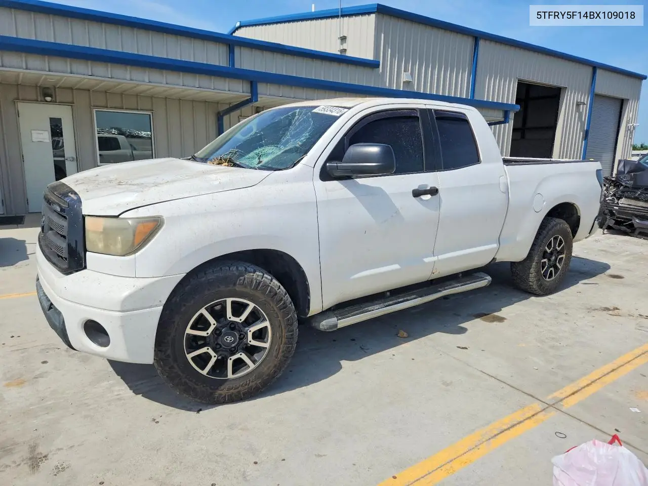 2011 Toyota Tundra Double Cab Sr5 VIN: 5TFRY5F14BX109018 Lot: 59334316
