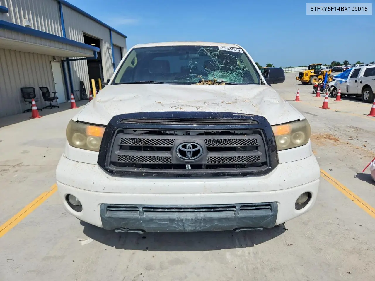 2011 Toyota Tundra Double Cab Sr5 VIN: 5TFRY5F14BX109018 Lot: 59334316