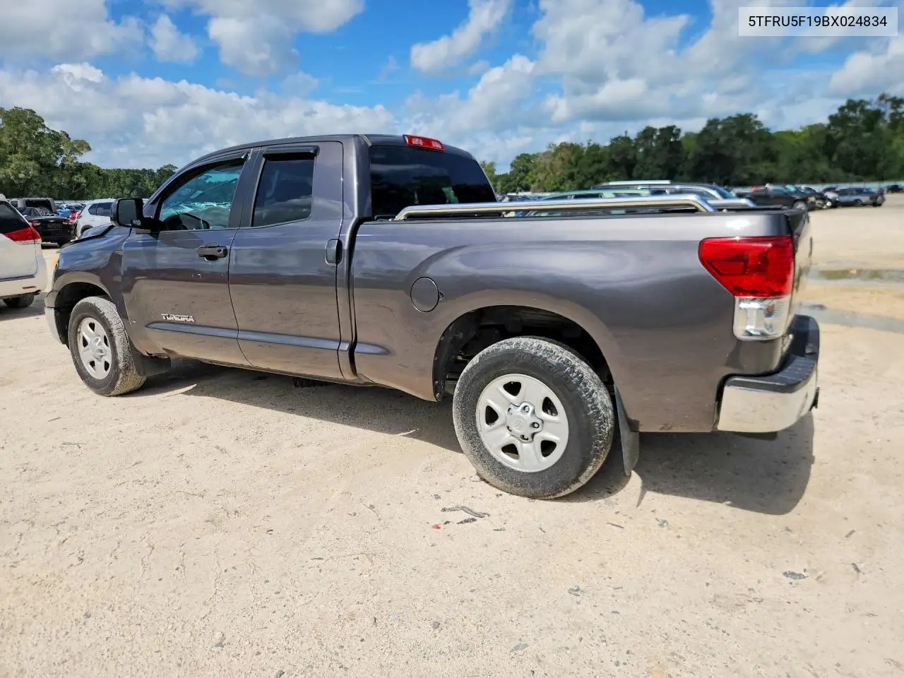 2011 Toyota Tundra Double Cab Sr5 VIN: 5TFRU5F19BX024834 Lot: 61514326