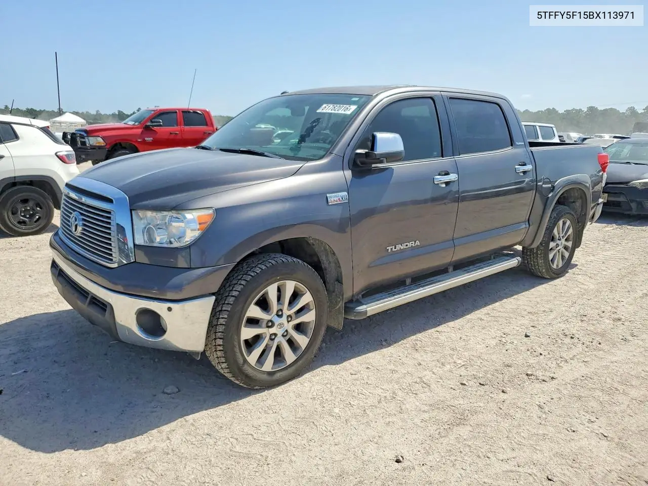 2011 Toyota Tundra Crewmax Limited VIN: 5TFFY5F15BX113971 Lot: 61782016