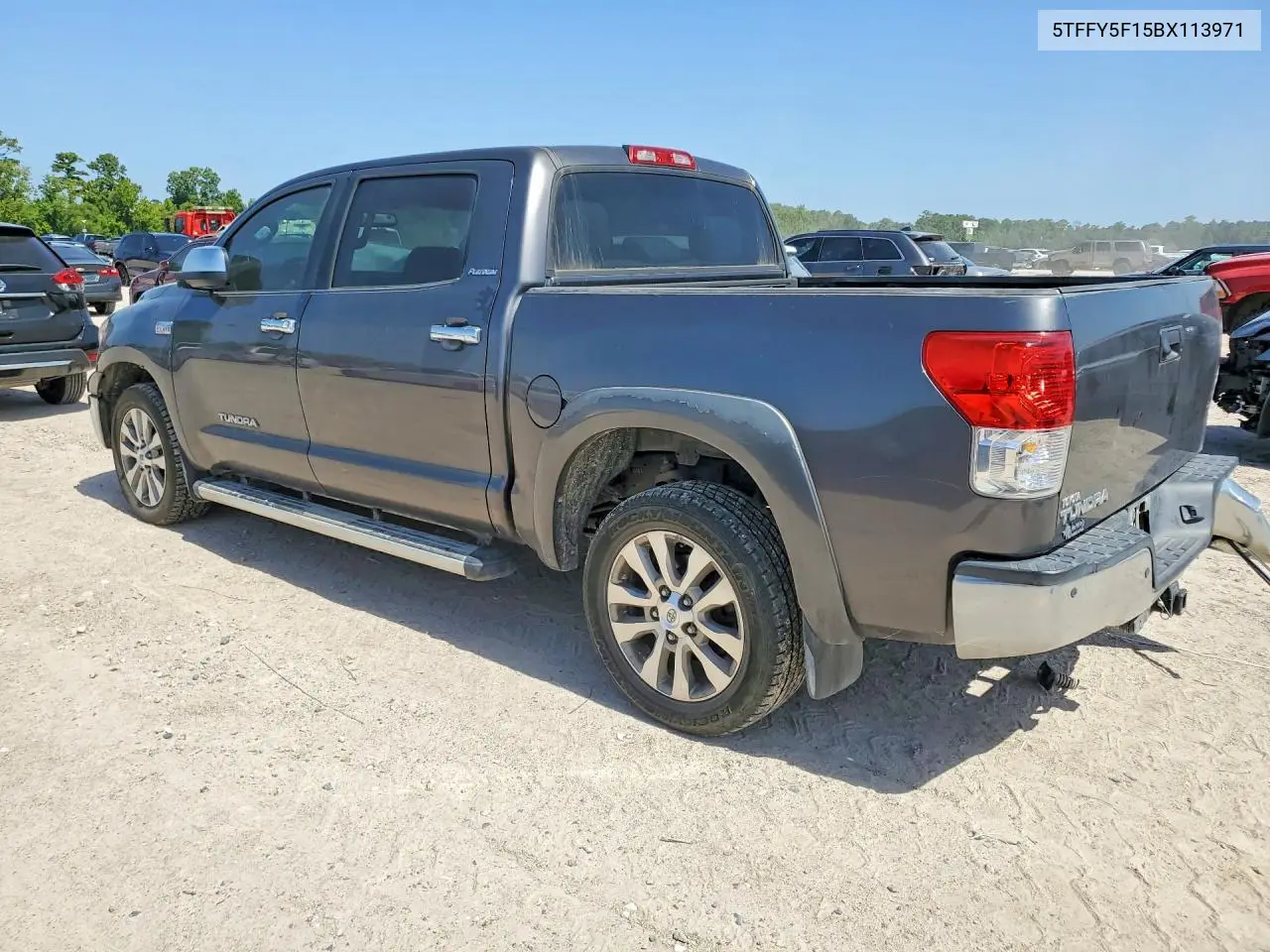 2011 Toyota Tundra Crewmax Limited VIN: 5TFFY5F15BX113971 Lot: 61782016