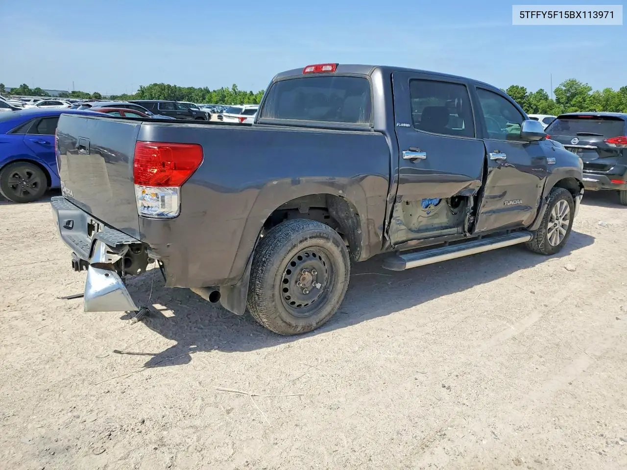 2011 Toyota Tundra Crewmax Limited VIN: 5TFFY5F15BX113971 Lot: 61782016