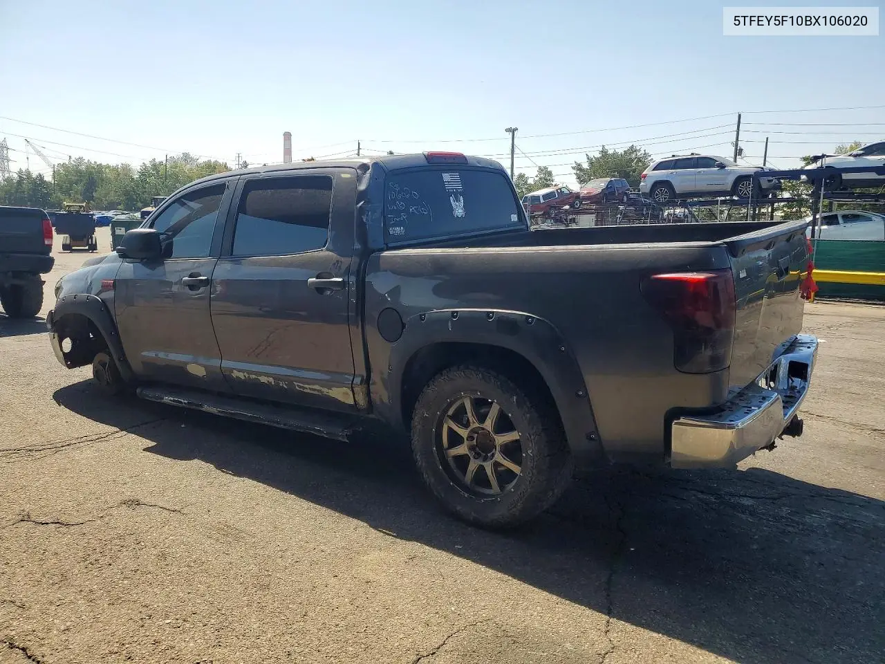 2011 Toyota Tundra Crewmax Sr5 VIN: 5TFEY5F10BX106020 Lot: 61805506