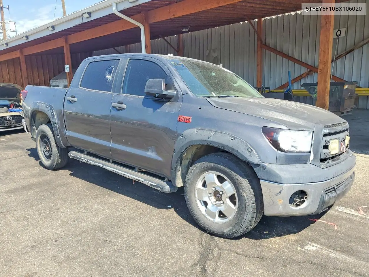 2011 Toyota Tundra Crewmax Sr5 VIN: 5TFEY5F10BX106020 Lot: 61805506