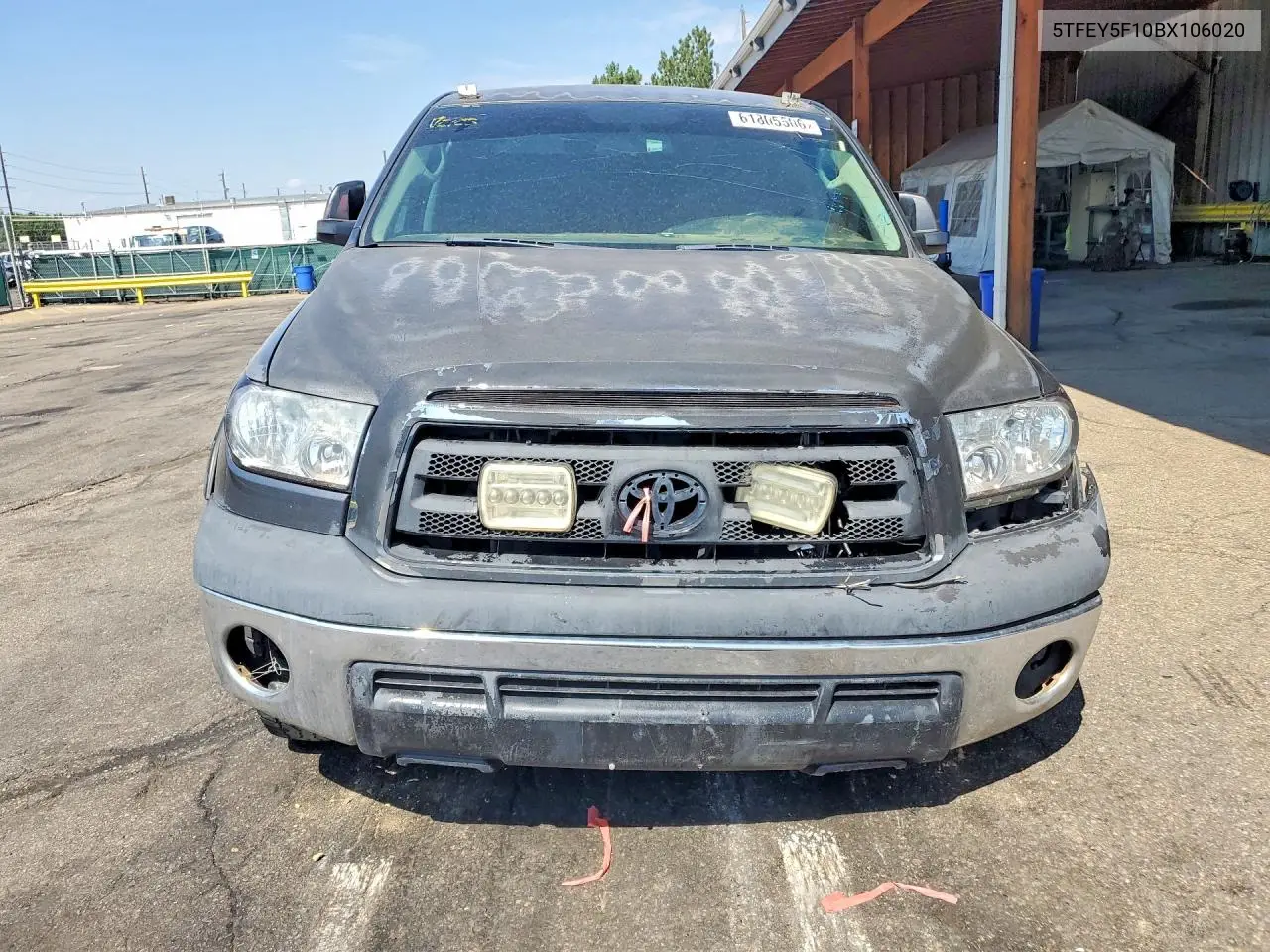 2011 Toyota Tundra Crewmax Sr5 VIN: 5TFEY5F10BX106020 Lot: 61805506
