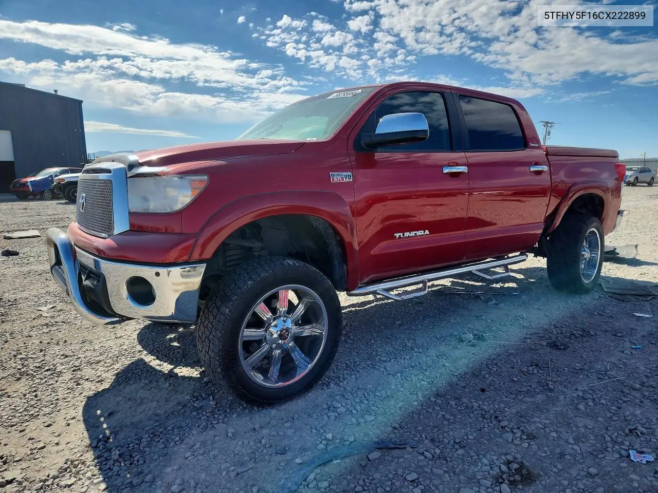 2012 Toyota Tundra Crewmax Limited VIN: 5TFHY5F16CX222899 Lot: 58295996