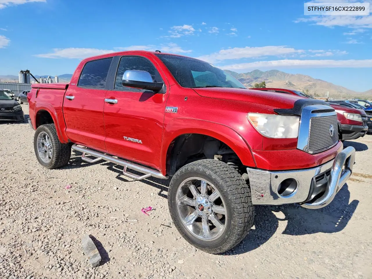 2012 Toyota Tundra Crewmax Limited VIN: 5TFHY5F16CX222899 Lot: 58295996