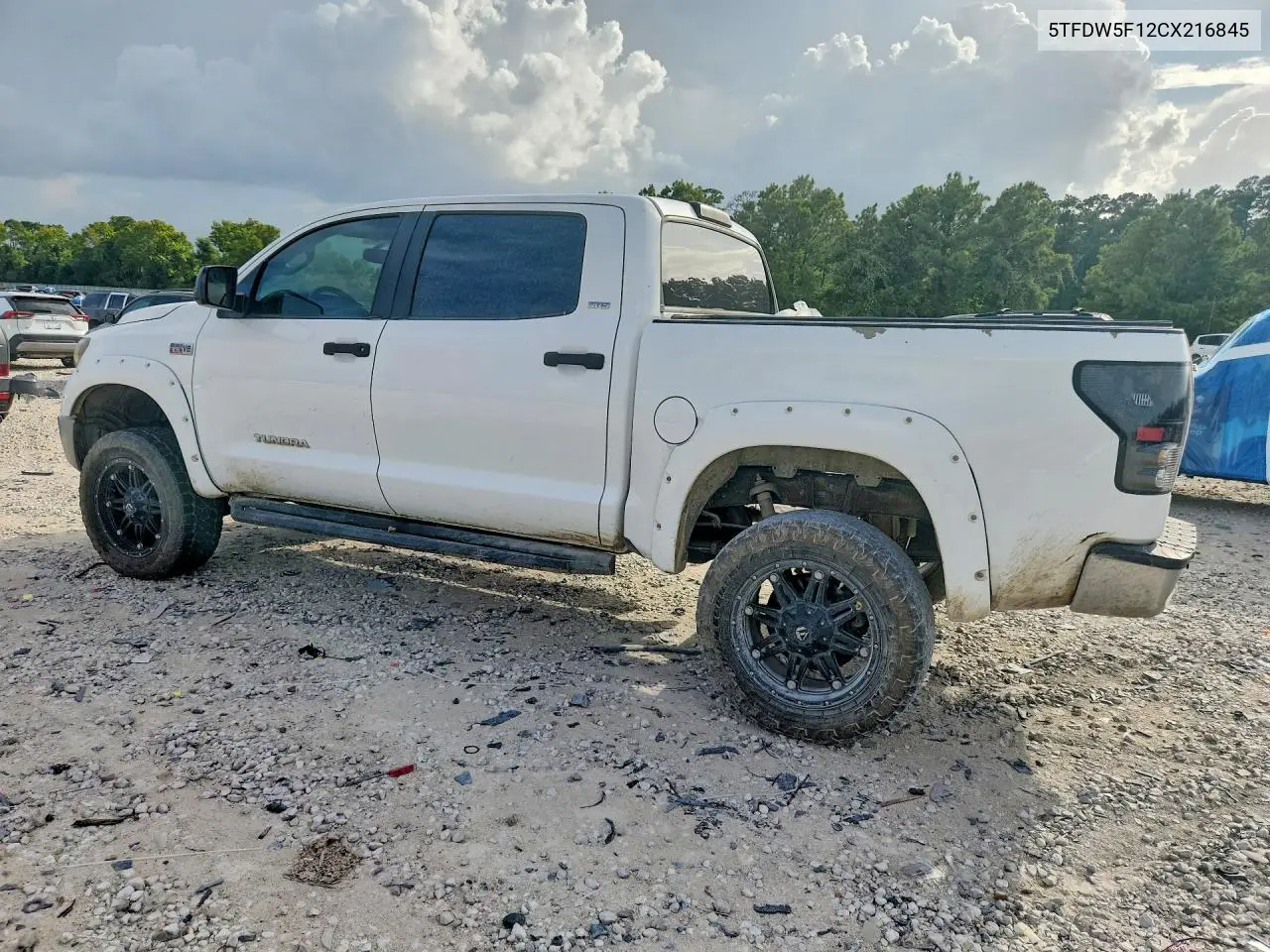 2012 Toyota Tundra Crewmax Sr5 VIN: 5TFDW5F12CX216845 Lot: 60652946