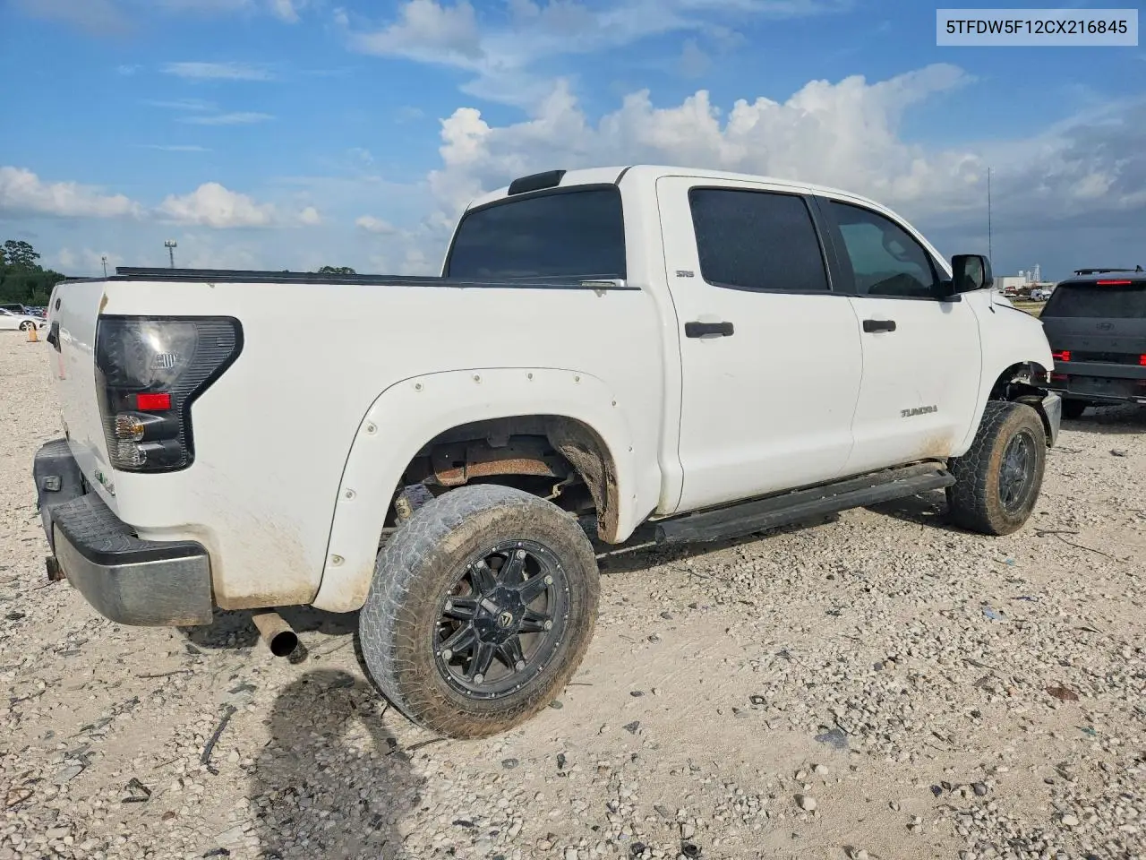 2012 Toyota Tundra Crewmax Sr5 VIN: 5TFDW5F12CX216845 Lot: 60652946