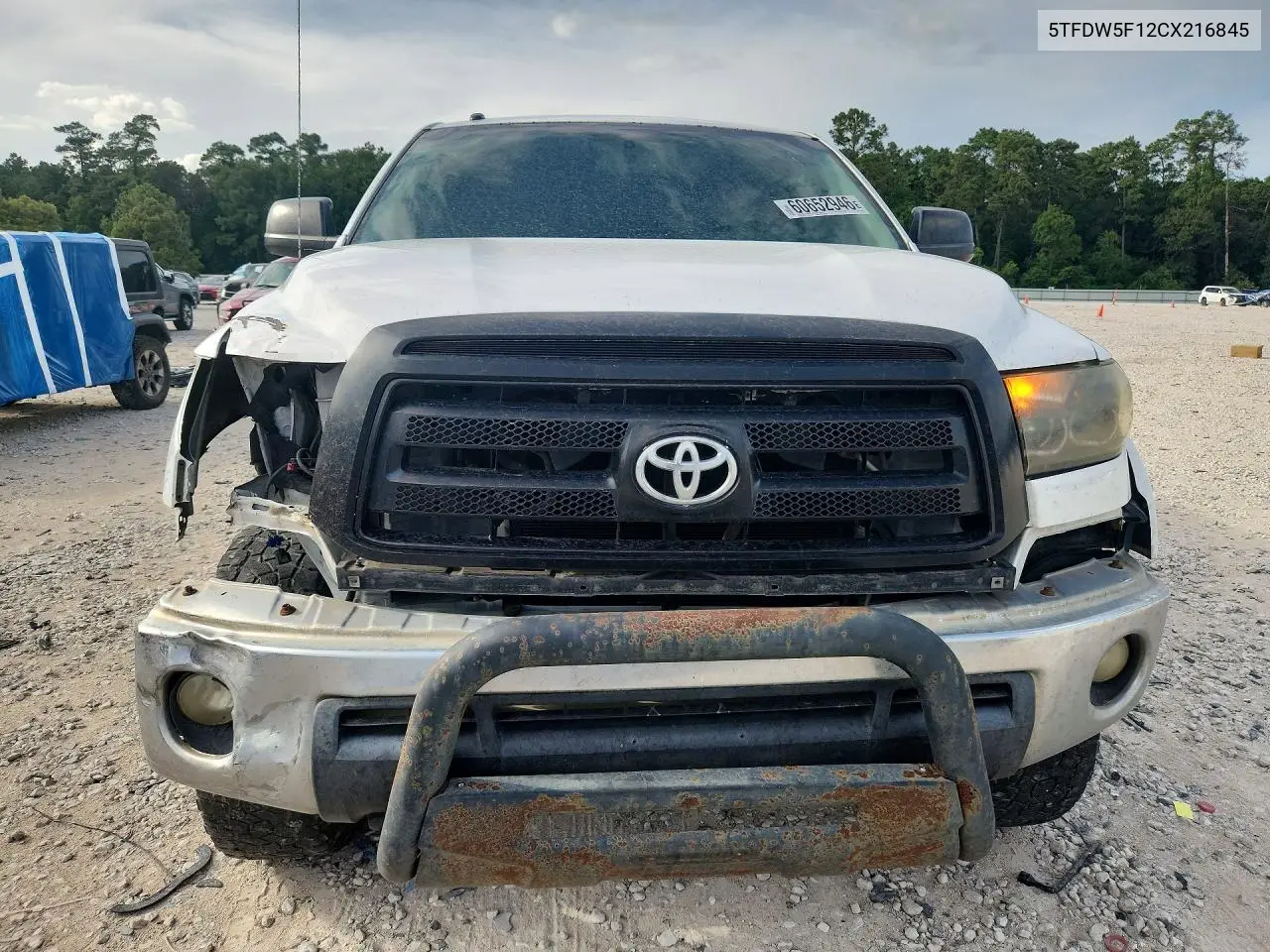 2012 Toyota Tundra Crewmax Sr5 VIN: 5TFDW5F12CX216845 Lot: 60652946