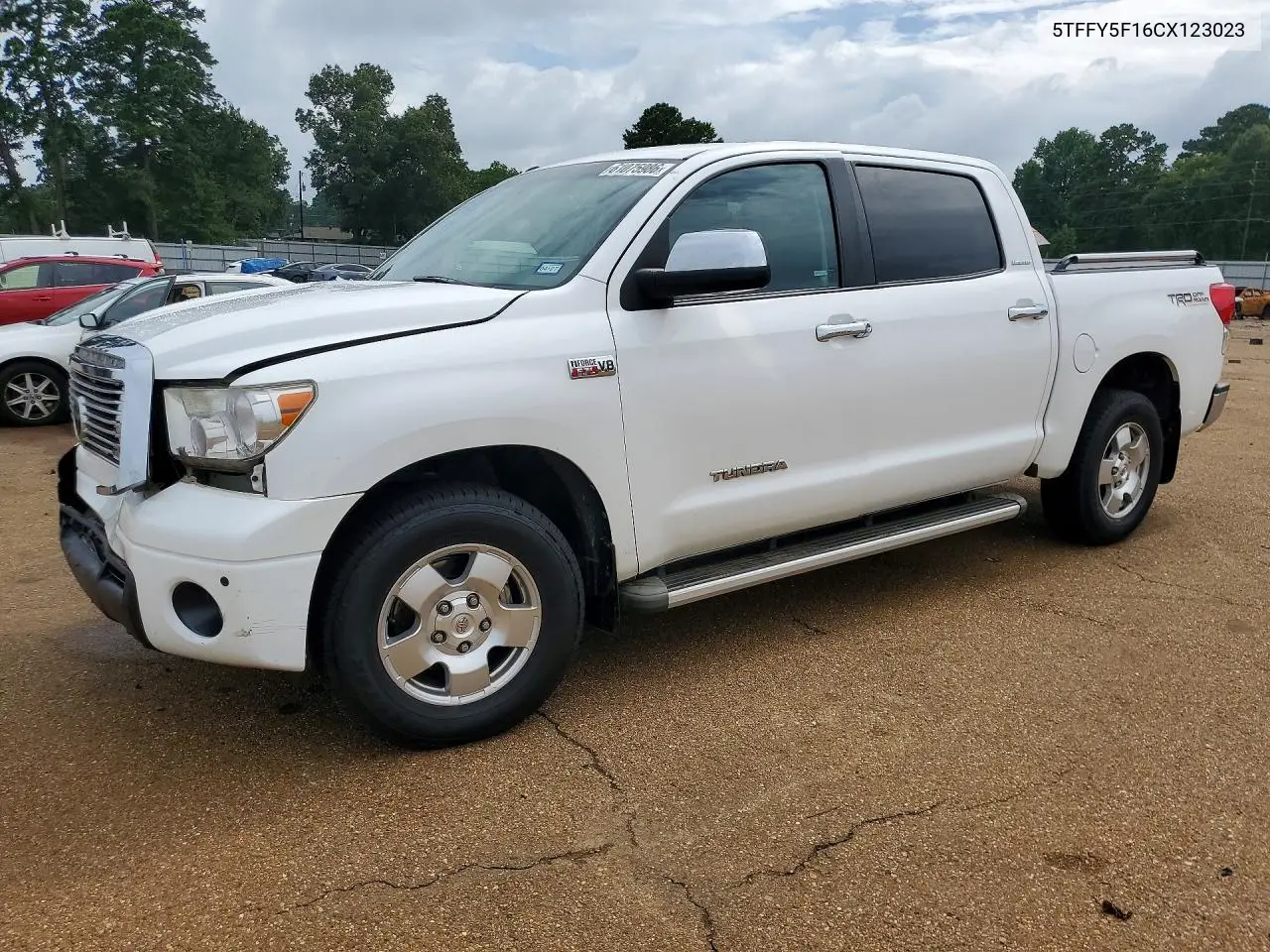 2012 Toyota Tundra Crewmax Limited VIN: 5TFFY5F16CX123023 Lot: 61075986