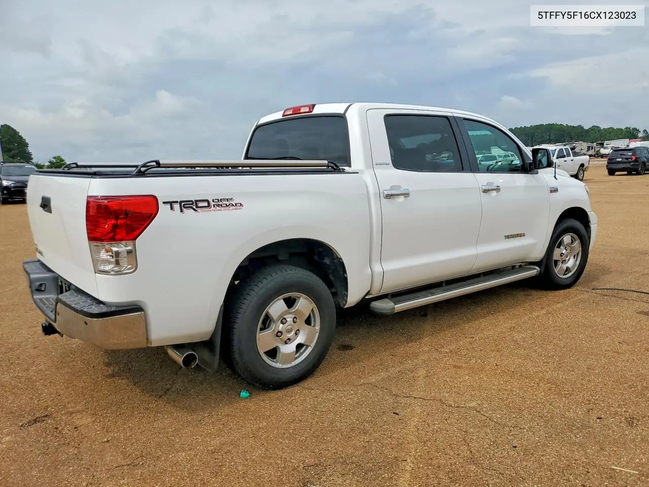 2012 Toyota Tundra Crewmax Limited VIN: 5TFFY5F16CX123023 Lot: 61075986