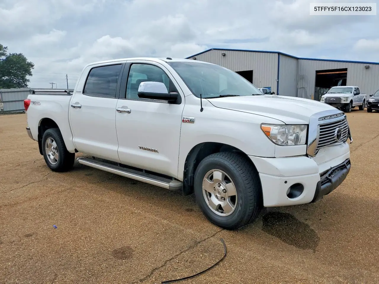 2012 Toyota Tundra Crewmax Limited VIN: 5TFFY5F16CX123023 Lot: 61075986