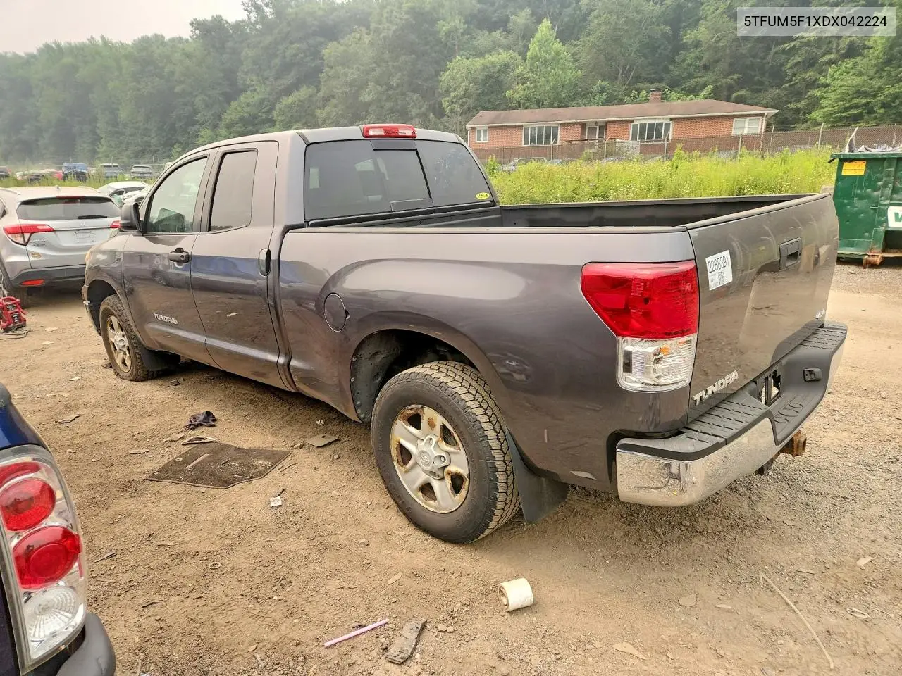 2013 Toyota Tundra Double Cab Sr5 VIN: 5TFUM5F1XDX042224 Lot: 60950026