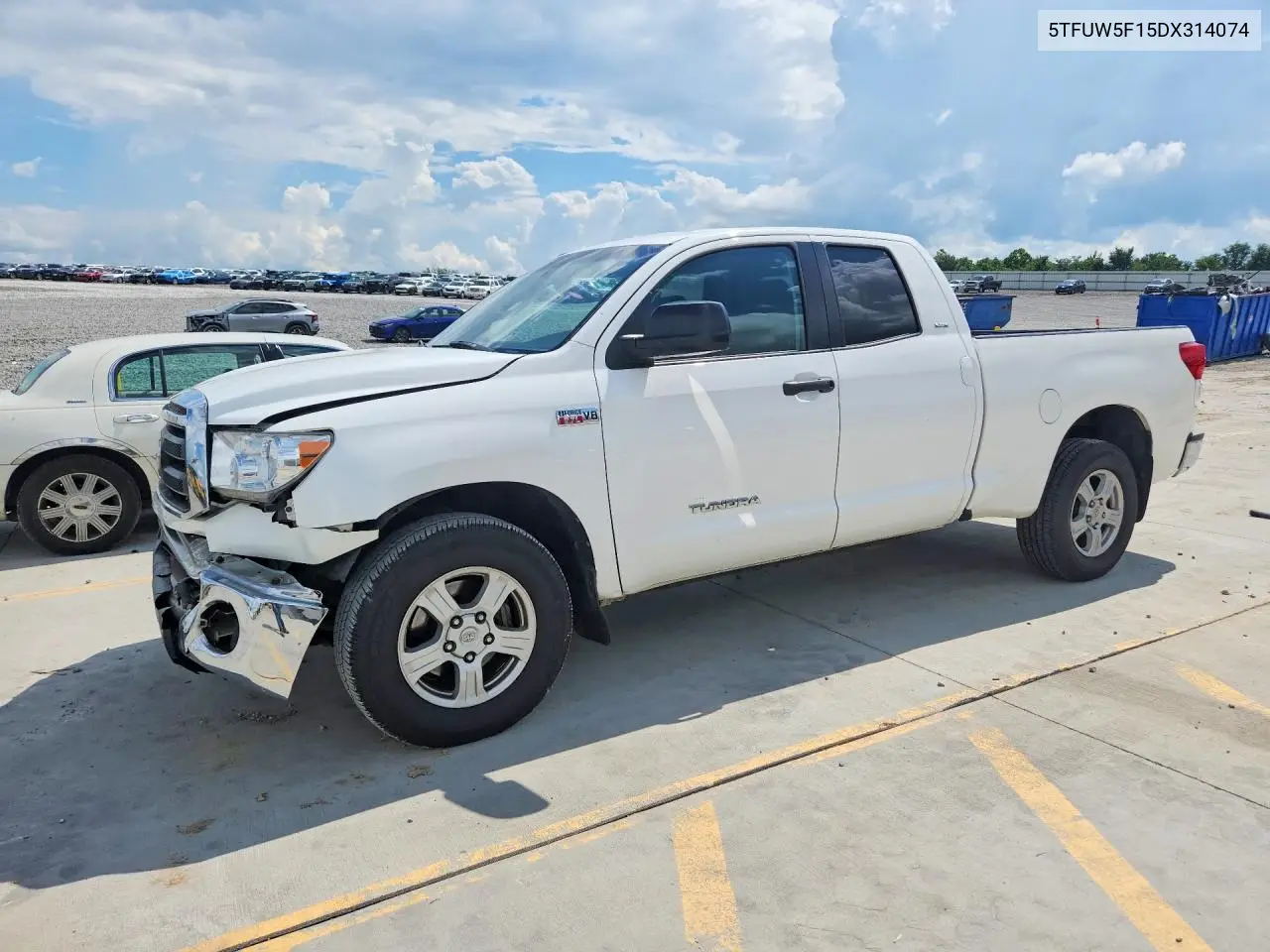2013 Toyota Tundra Double Cab Sr5 VIN: 5TFUW5F15DX314074 Lot: 61714236