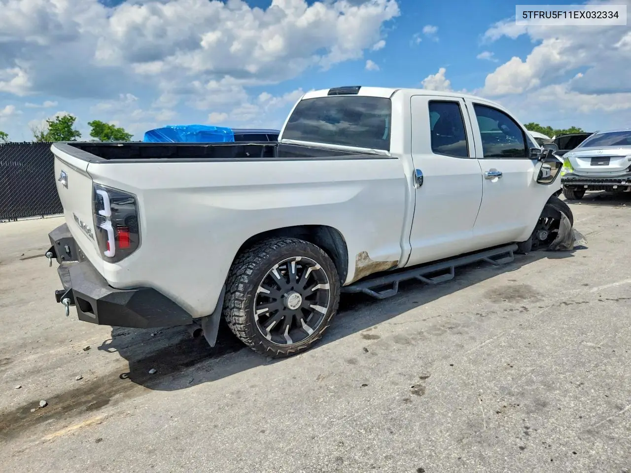 2014 Toyota Tundra Sr VIN: 5TFRU5F11EX032334 Lot: 57898796