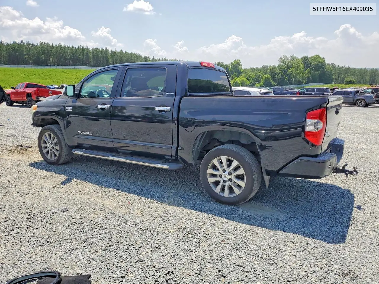 2014 Toyota Tundra Crewmax Limited VIN: 5TFHW5F16EX409035 Lot: 59308826