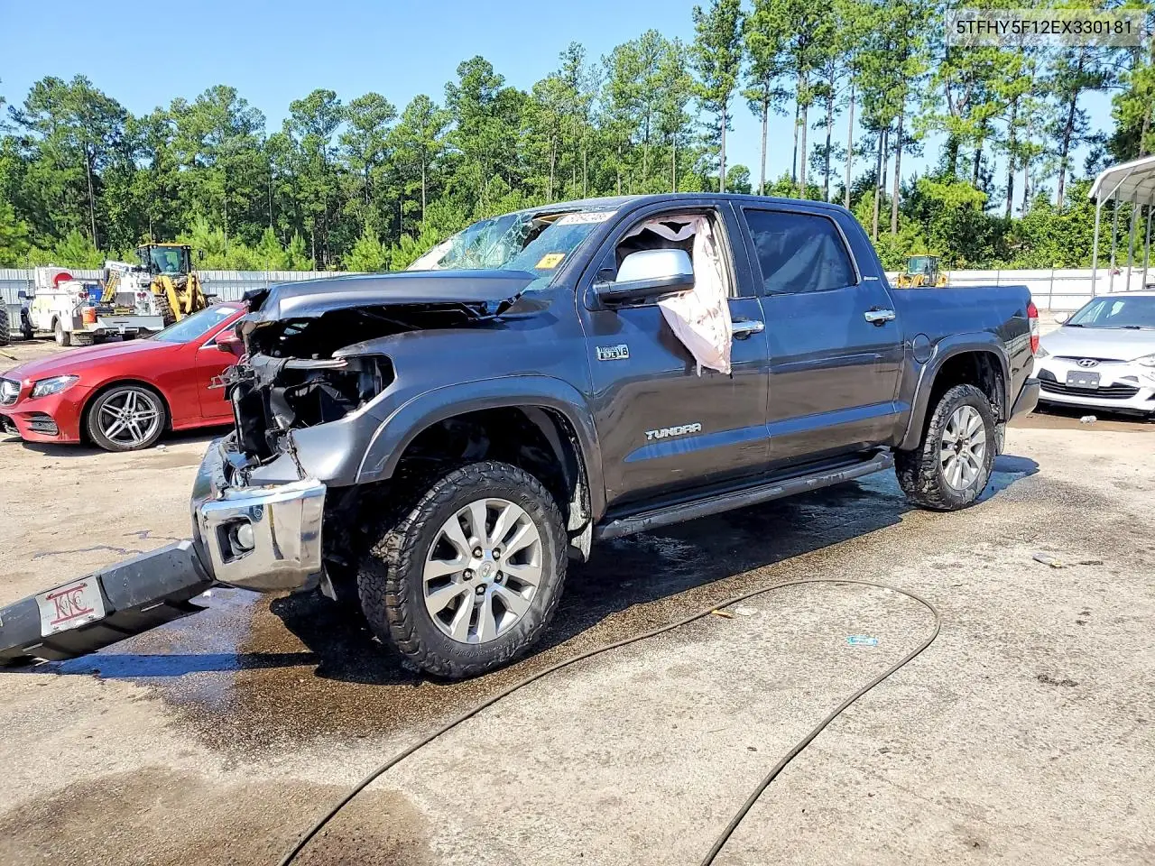 2014 Toyota Tundra Crewmax Limited VIN: 5TFHY5F12EX330181 Lot: 60642486