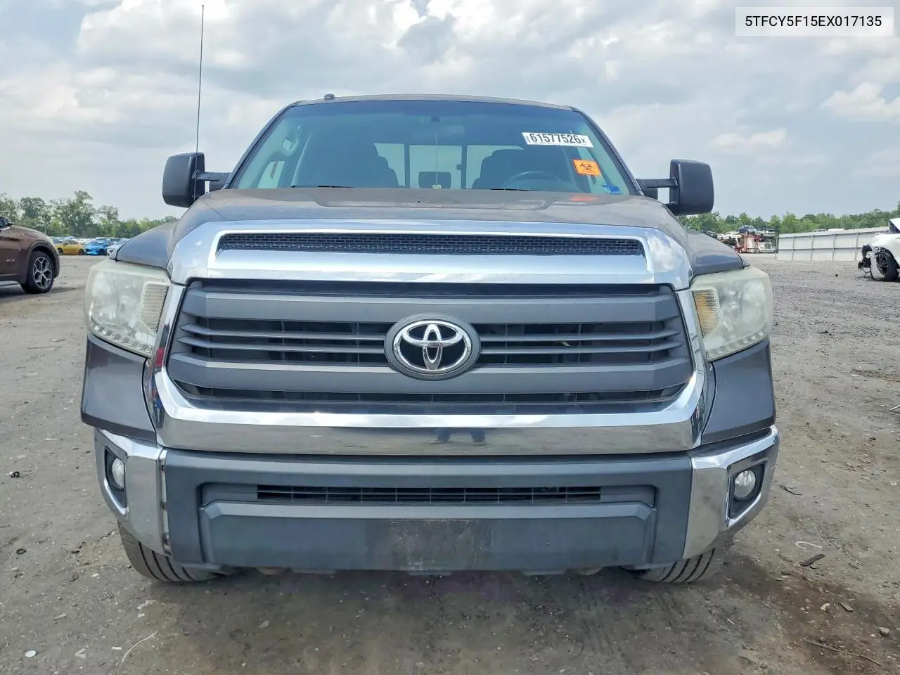 2014 Toyota Tundra Double Cab Sr/Double Cab Sr5 VIN: 5TFCY5F15EX017135 Lot: 61577526
