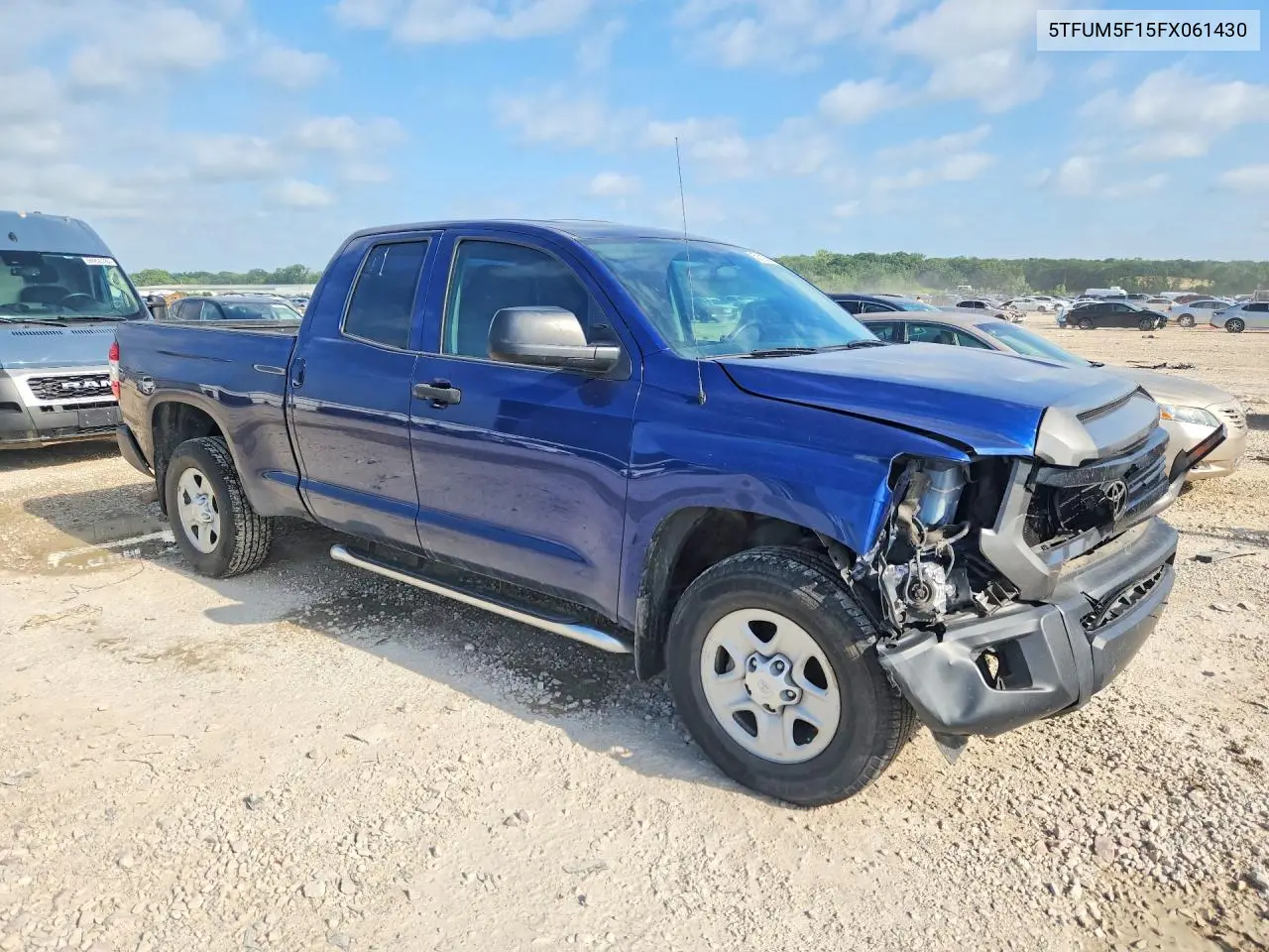 2015 Toyota Tundra Sr VIN: 5TFUM5F15FX061430 Lot: 59121366