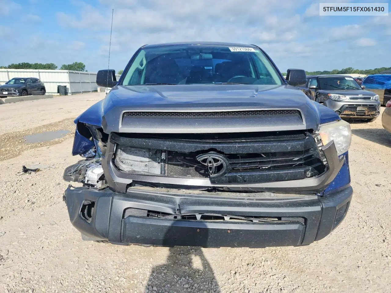 2015 Toyota Tundra Sr VIN: 5TFUM5F15FX061430 Lot: 59121366