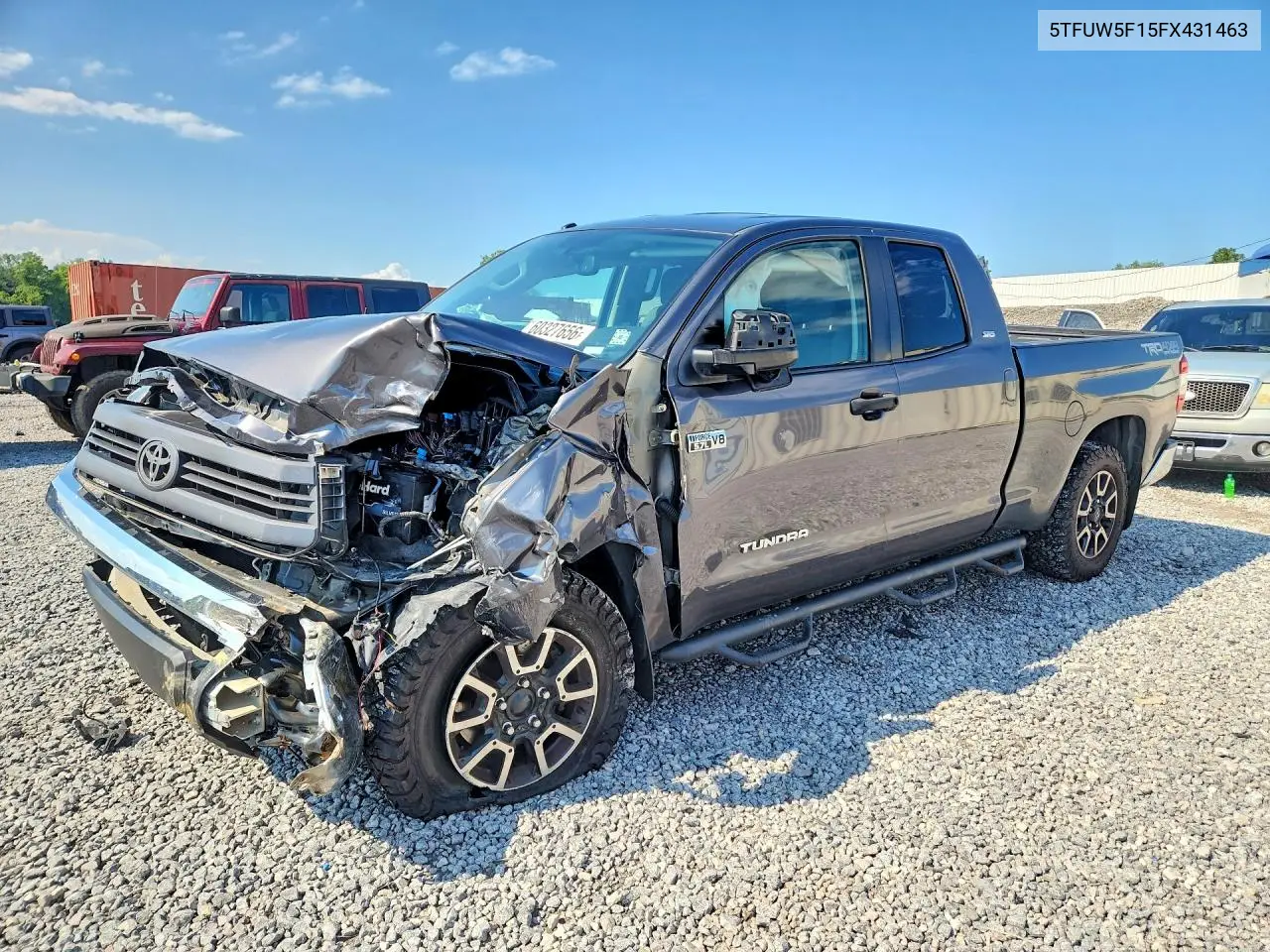 2015 Toyota Tundra Sr5 VIN: 5TFUW5F15FX431463 Lot: 60327656