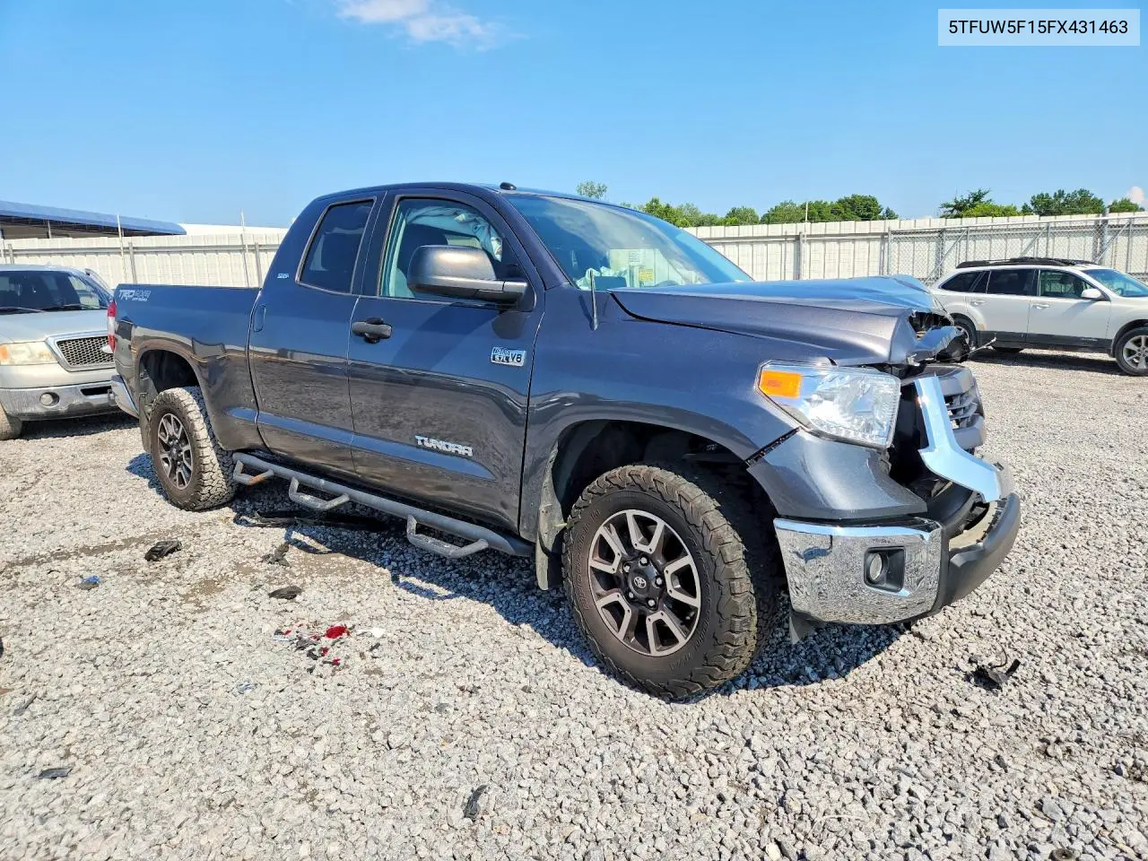 2015 Toyota Tundra Sr5 VIN: 5TFUW5F15FX431463 Lot: 60327656