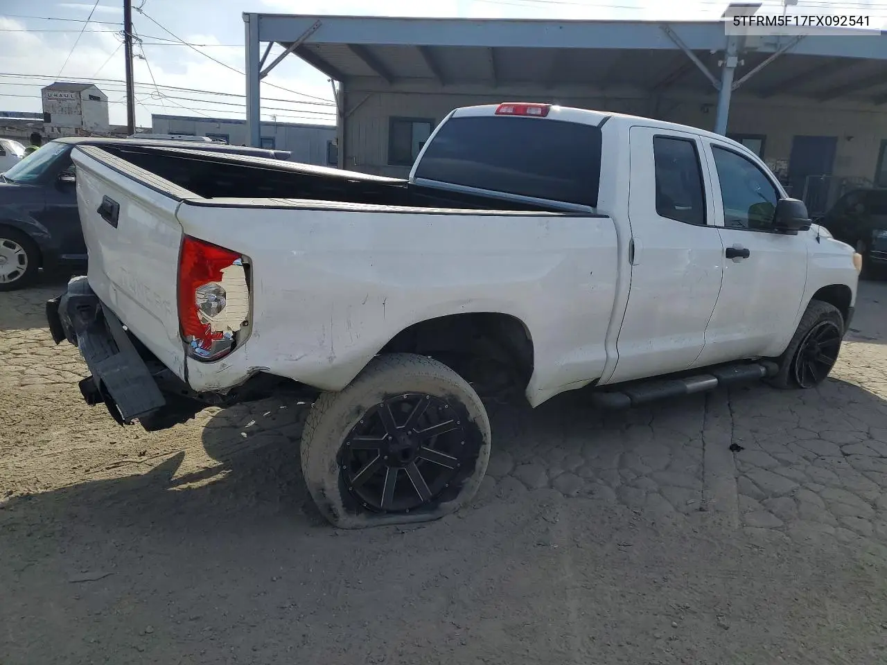 2015 Toyota Tundra Sr VIN: 5TFRM5F17FX092541 Lot: 60801966