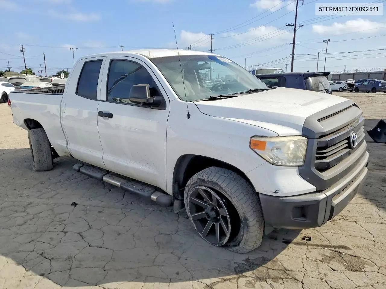2015 Toyota Tundra Sr VIN: 5TFRM5F17FX092541 Lot: 60801966