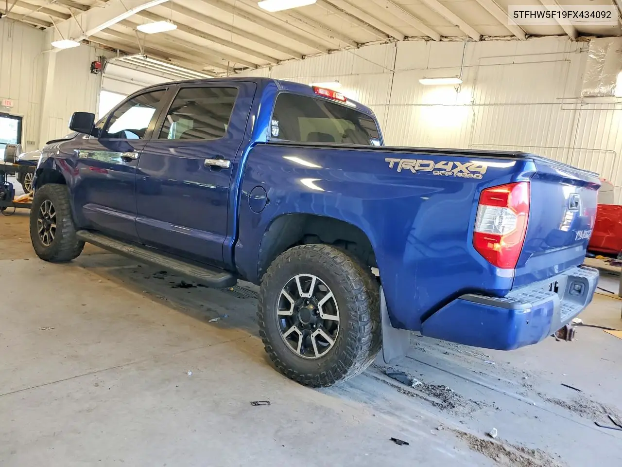 2015 Toyota Tundra Crewmax Limited VIN: 5TFHW5F19FX434092 Lot: 61616166